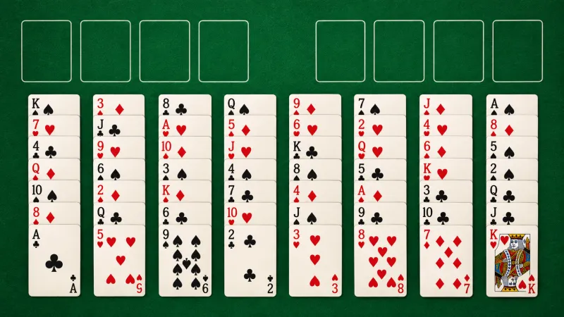 FreeCell card layout