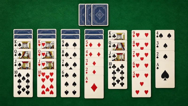 Scorpion Solitaire card layout