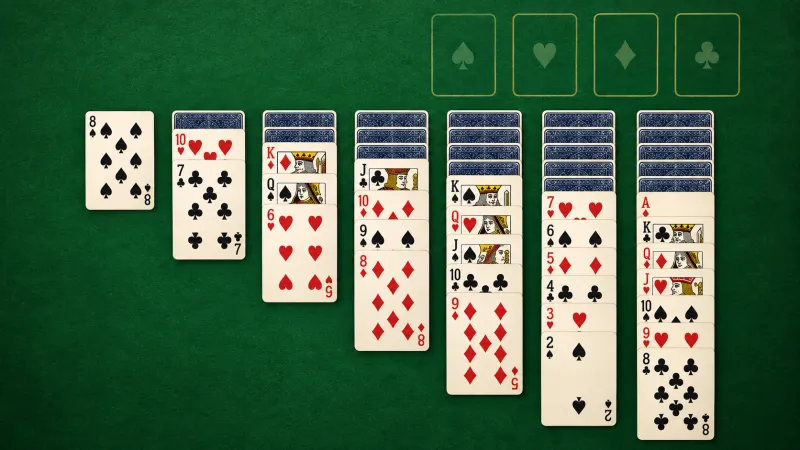 Yukon Solitaire card layout